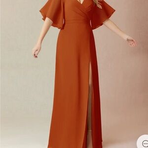 Azazie Paprika Dress